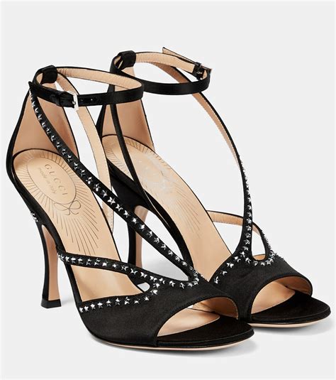 gucci embellished sandals|gucci closed toe sandals.